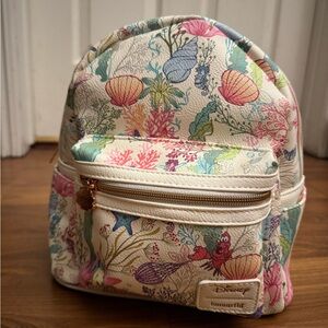 NWT Loungefly The Little Mermaid “Ariel” Mini Backpack